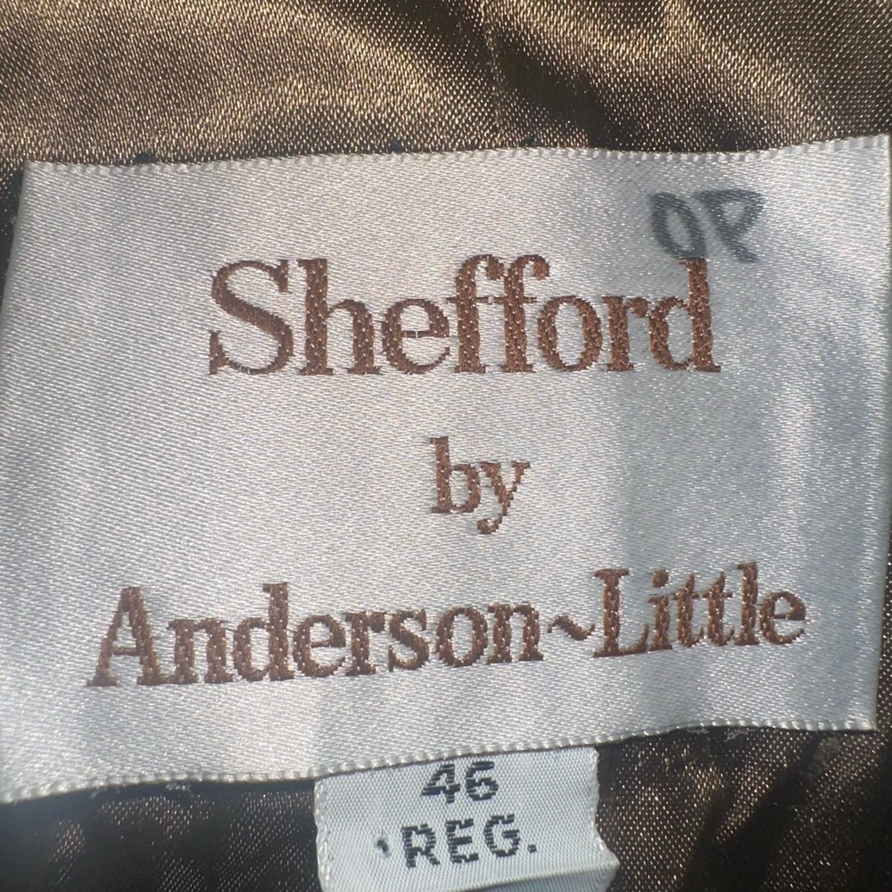 Men’s used Sheffield Anderson Little size 46 regular trench coat tan Pre own - Picture 3 of 7